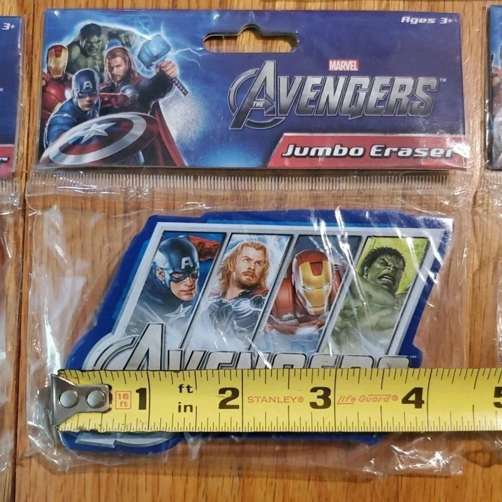 Avengers Jumbo Eraser Lot NEW‎